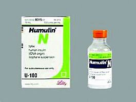 Humulin® N NPH, Human Insulin Isophane 100 U / mL Injection Vial 10 mL