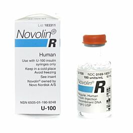 Novolin® R Regular Human Insulin (rDNA Origin) 100 U / mL Injection ...