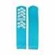 Slipper Socks McKesson Paw Prints® One Size Fits Most Teal Above the Ankle