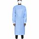 Non-Reinforced Surgical Gown with Towel McKesson Large Blue Sterile AAMI Level 3 Disposable