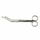 Bandage Scissors McKesson Lister 7-1/4 Inch Length Office Grade Stainless Steel NonSterile Finger Ring Handle Angled Blunt Tip / Blunt Tip