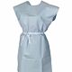 Patient Exam Gown McKesson One Size Fits Most Blue Disposable