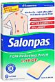 Topical Pain Relief Salonpas® 3.1% - 6% - 10% Strength Camphor / Menthol / Methyl Salicylate Patch 6 per Box