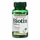 Biotin Supplement Nature's Bounty® Vitamin B7 5000 mcg Strength Softgel 60 per Bottle