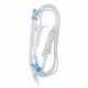 Primary IV Administration Set SafeDAY™ Gravity 2 Ports 15 Drops / mL Drip Rate Without Filter 84 Inch Tubing