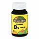 Vitamin Supplement Nature's Blend Vitamin D 2000 IU Strength Tablet 100 per Bottle