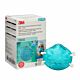 Particulate Respirator / Surgical Mask 3M™ Medical N95 Cup Elastic Strap Small Blue NonSterile ASTM F1862 Adult