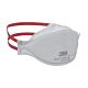 Particulate Respirator / Surgical Mask 3M™ Aura™ Medical N95 Flat Fold Elastic Strap One Size Fits Most White NonSterile ASTM F1862 Adult