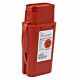 Portable Sharps Container SharpSafety™ Red Base 8-3/4 H X 2-1/2 D X 4-1/2 W Inch Vertical Entry 0.25 Gallon