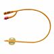 Foley Catheter Rusch Gold® 2-Way Standard Tip 5 cc Balloon 14 Fr. Silicone Coated Latex