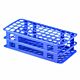 Stacking Test Tube Rack Globe® Scientific 456500 Series 60 Place 15 to 17 mm Tube Size Blue 2-4/5 X 4-1/8 X 9-3/5 Inch