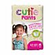 Female Toddler Training Pants Cutie Pants® Pull On with Tear Away Seams Size 4T to 5T Disposable Heavy Absorbency