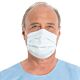 Surgical Mask FluidShield Anti-fog Foam Pleated Earloops One Size Fits Most White NonSterile ASTM Level 1 Adult