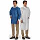 Lab Coat LabMates® White Large Knee Length Disposable