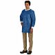 Lab Jacket LabMates® Blue X-Large Hip Length Nonwoven Disposable