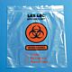 Specimen Transport Bag with Document Pouch Lab-Loc® 8 X 10 Inch Zip Closure Biohazard Symbol / Storage Instructions NonSterile