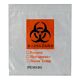 Specimen Transport Bag with Document Pouch 12 X 15 Inch Zip Closure Biohazard Symbol / Storage Instructions NonSterile