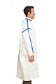 Chemotherapy Procedure Gown X-Large White Sterile ASTM F739-12 Disposable