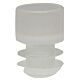 McKesson Tube Closure Polyethylene Flanged Plug Cap Natural 16 mm For Use with 16 mm Blood Drawing Tubes, Glass Test Tubes, Plastic Culture Tubes NonSterile