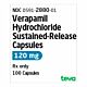 Verapamil HCl 120 mg Capsule Bottle 100 Capsules