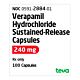 Verapamil HCl 240 mg Capsule Bottle 100 Capsules