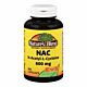 Dietary Supplement Nature's Blend acetylcysteine 600 mg Strength Capsule 100 per Bottle