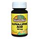 Dietary Supplement Nature's Blend Alpha Lipoic Acid / Calcium Phosphate 100 mg Strength Capsule 60 per Bottle