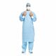 Surgical Gown with Towel Aero Blue X-Large / X-Long Blue Sterile AAMI Level 3 Disposable