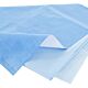 QUICK CHECK* H100 Sterilization Wrap White / Blue 54 X 54 Inch Dual Layer SMS Polypropylene Steam / EO Gas / Hydrogen Peroxide