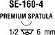 Nonabsorbable Suture with Needle Monosof™~Dermalon™ Nylon SE-160-4 1/2 Circle Spatula Needle Size 10 - 0 Monofilament