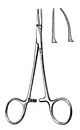 Hemostatic Forceps Miltex® Providence Hospital 5-1/2 Inch Length OR Grade German Stainless Steel NonSterile Ratchet Lock Finger Ring Handle Straight Serrated Tip