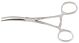 Hemostatic Forceps Miltex® Rochester-Pean 5-1/2 Inch Length OR Grade German Stainless Steel NonSterile Ratchet Lock Finger Ring Handle Curved Serrated Tip