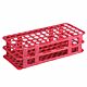 Stacking Test Tube Rack Globe® Scientific 456500 Series 60 Place 15 to 17 mm Tube Size Red 2-4/5 X 4-1/8 X 9-3/5 Inch