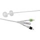 Foley Catheter Duette™ 2-Way Subsumed Tip 10 cc Proximal Balloon, 5 cc Distal Balloon 18 Fr. Silicone