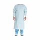 Chemotherapy Procedure Gown One Size Fits Most Blue NonSterile ASTM F739-12 Disposable