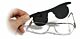 Post Mydriatic Glasses Flat Tinted Slip-in One Size Fits Most