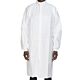 Cleanroom Lab Coat Contec® CritiGear™ White 2X-Large Knee Length Disposable