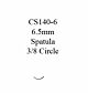 Absorbable Suture with Needle Coated Vicryl™ Polyglactin 910 CS140-6 3/8 Circle Opthalmic Spatula Needle Size 10 - 0 Braided