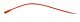 Urethral Catheter AMSure® Straight Tip Red Rubber 10 Fr. 16 Inch