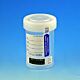 Specimen Container with Temperature Strip 57 X 73 mm 90 mL (3 oz.) Screw Cap Patient Information Sterile