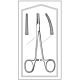 Hemostatic Forceps Econo Halsted-Mosquito 5 Inch Length Floor Grade Pakistan Stainless Steel Sterile Ratchet Lock Finger Ring Handle Curved Serrated