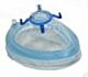 Anesthesia Mask Cardinal Health™ Tail Valve Style Adult Size 6 Hook Ring