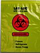 Specimen Transport Bag Lab-Loc® 12 X 15 Inch Zip Closure Biohazard Symbol / Storage Instructions NonSterile