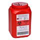 Sharps Container Red Base Vertical Entry 0.25 Gallon