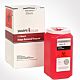 Mailback Sharps Container Sharps Assure Red Base 3-3/4 L X 3-3/4 W X 7 H Inch Vertical Entry 0.375 Gallon