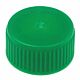 Caplugs Tube Closure Polyethylene Screw Cap Green For 13 mm Tubes