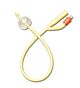 Foley Catheter Medline 2-Way Standard Tip 10 cc Balloon 20 Fr. Silicone Coated Latex