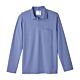 Adaptive Polo Shirt Silverts® Medium Ceil Blue 1 Pocket Long Sleeve Male