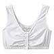 Adaptive Front Closure Bra Silverts® White Small 34 to 36 Inch