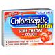 Sore Throat Relief Chloraseptic® 10 mg - 6 mg - 5 mg Strength Lozenge 15 per Box